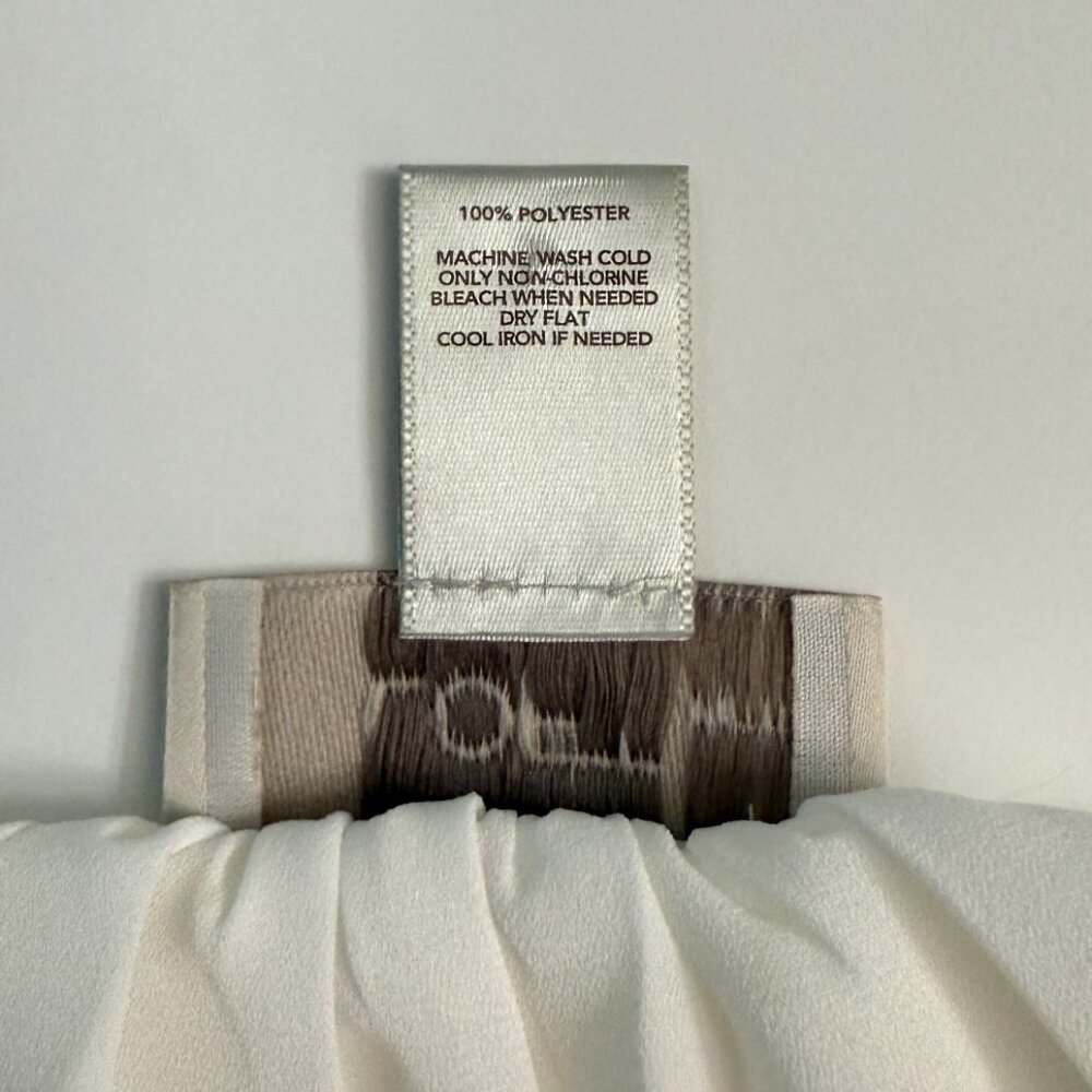 Ann Taylor Loft Petites Sleeveless White Sheer Blouse Elastic Hem Blouson Top - Picture 2 of 8